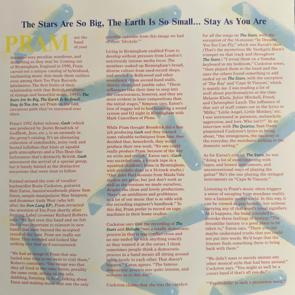 Pram : The Stars Are So Big The Earth Is So Small ...Stay As You Are (LP, Album, RE, 180)