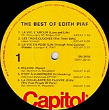 Edith Piaf : The Best Of Edith Piaf (LP, Comp)