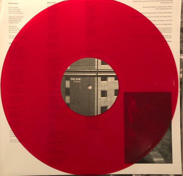 The KVB : Of Desire (LP, Album, Red)