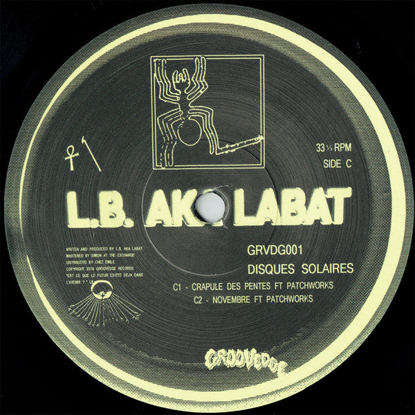 L.B. aka LABAT* : Disques Solaires (2x12", Album, Ltd)