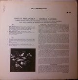 George Antheil / Ronald LoPresti / Carlos Chavez* / Alan Hovhaness : Ballet Mécanique / Toccata For Percussion / October Mountain / Sketch For Percussion (LP, Mono, RE)