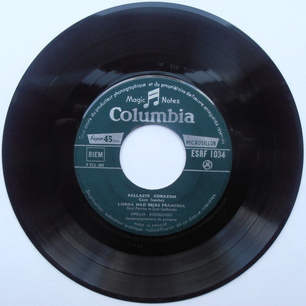 Amalia Rodrigues* : Les Amants Du Tage (7", EP)