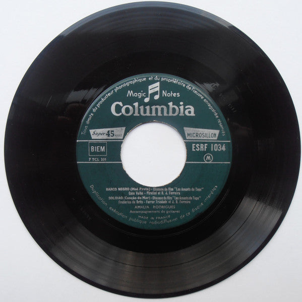 Amalia Rodrigues* : Les Amants Du Tage (7", EP)