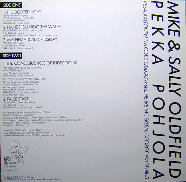 Mike* & Sally Oldfield, Pekka Pohjola : Mike & Sally Oldfield, Pekka Pohjola (LP, Album, RE)