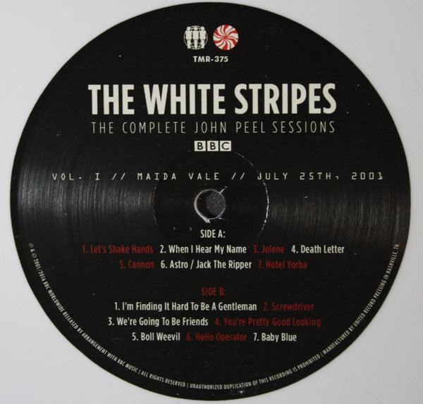 The White Stripes : The Complete John Peel Sessions (LP, Whi + LP, Red + Album, RSD, Ltd)