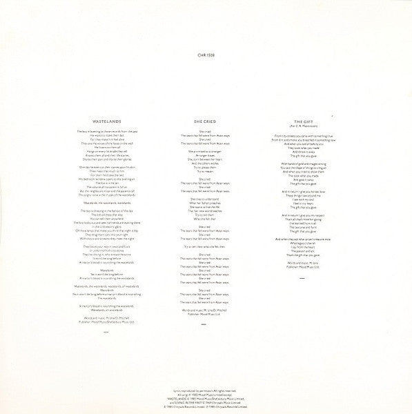 Midge Ure : The Gift (LP, Album, Mon)