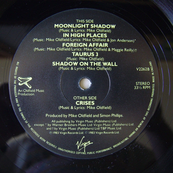 Mike Oldfield : Crises (LP, Album)