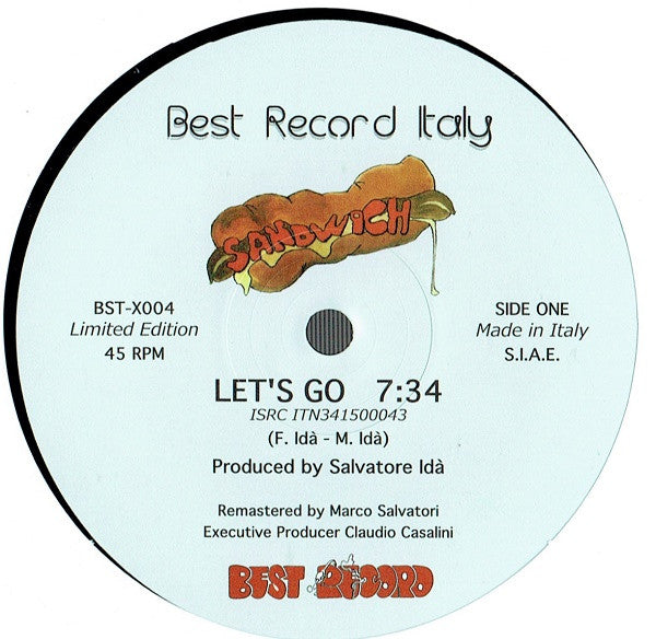 Sandwich (5) : Let's Go (12", Ltd, RE, RM)