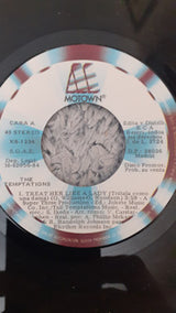 The Temptations : Treat Her Like A Lady (7", Single)