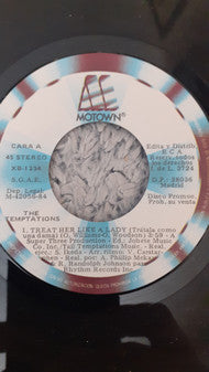 The Temptations : Treat Her Like A Lady (7", Single)