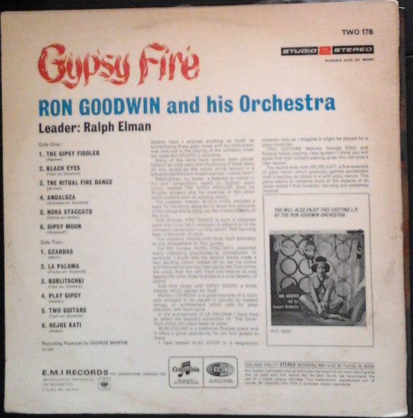 Ron Goodwin And His Orchestra : Gypsy Fire (LP)