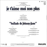 Serge Gainsbourg : Bande Originale Du Film De Serge Gainsbourg "Je T'aime Moi Non Plus" (LP, Album, RE, RP, Ⓨ -)