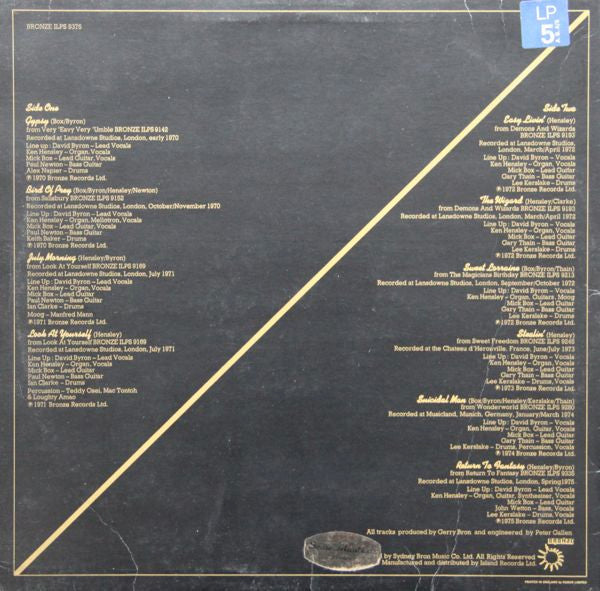 Uriah Heep : The Best Of... (LP, Comp)