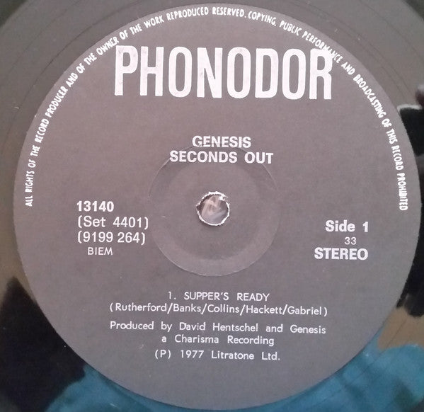 Genesis : Seconds Out (2xLP, Album)