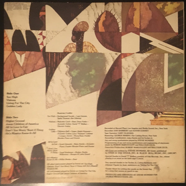 Stevie Wonder : Innervisions (LP, Album, Gat)