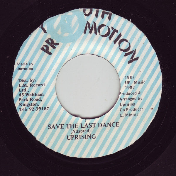 Uprising : Save The Last Dance (7")