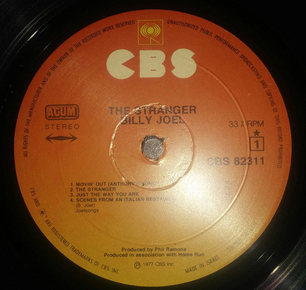 Billy Joel : The Stranger (LP, Album)