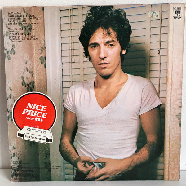 Bruce Springsteen : Darkness On The Edge Of Town (LP, Album, RE)