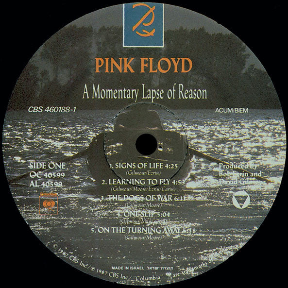 Pink Floyd : A Momentary Lapse Of Reason (LP, Album)