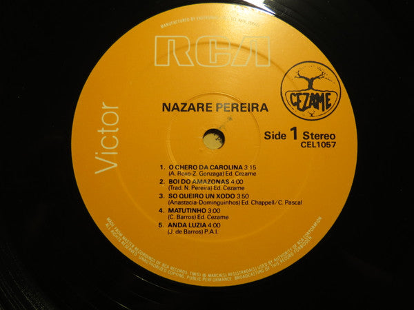 Nazaré Pereira : Nazaré  (LP, Album)