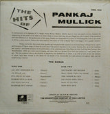 Pankaj Mullick : The Hits Of Pankaj Mullick (LP, Album, Comp, RE)