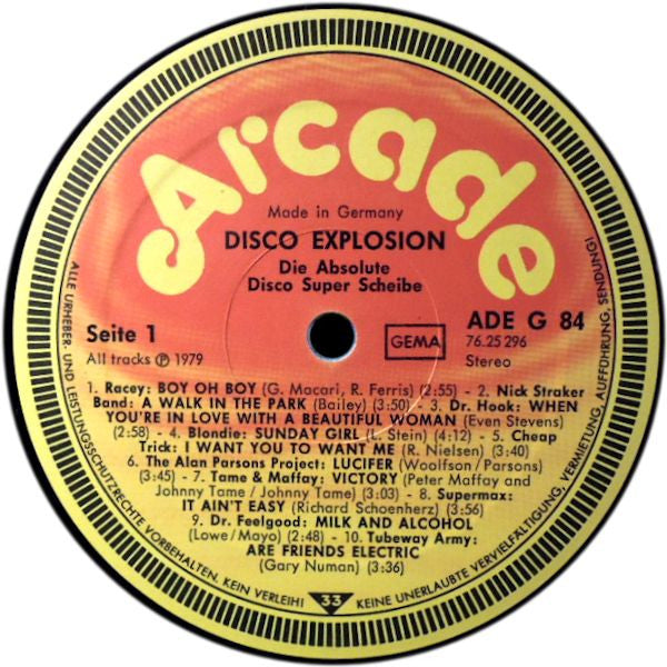Various : Disco Explosion (Die Absolute Disco Super Scheibe) (LP, Comp)