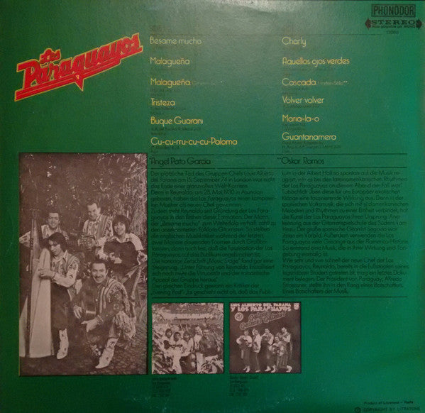 Los Paraguayos* : Besame Mucho (LP)