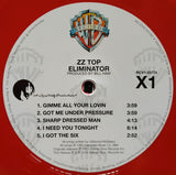 ZZ Top : Eliminator (LP, Album, RE, RM, Red)