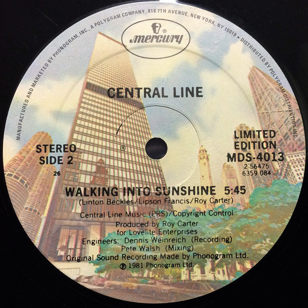 Central Line : Walking Into Sunshine (12", Ltd, 26)