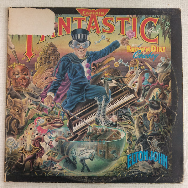 Elton John : Captain Fantastic And The Brown Dirt Cowboy (LP, Album, Gat)