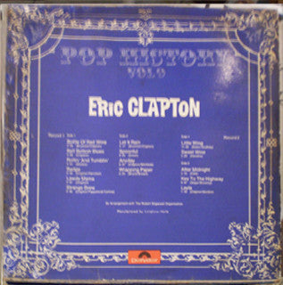 Eric Clapton : Pop History Vol. 9 (2xLP, Comp)