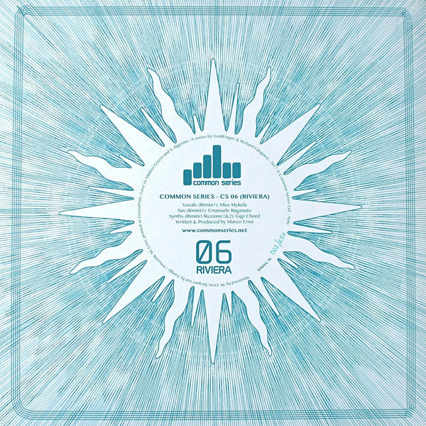 Common Series : CS 06 (RIVIERA) (12", Ltd, Num, 140)