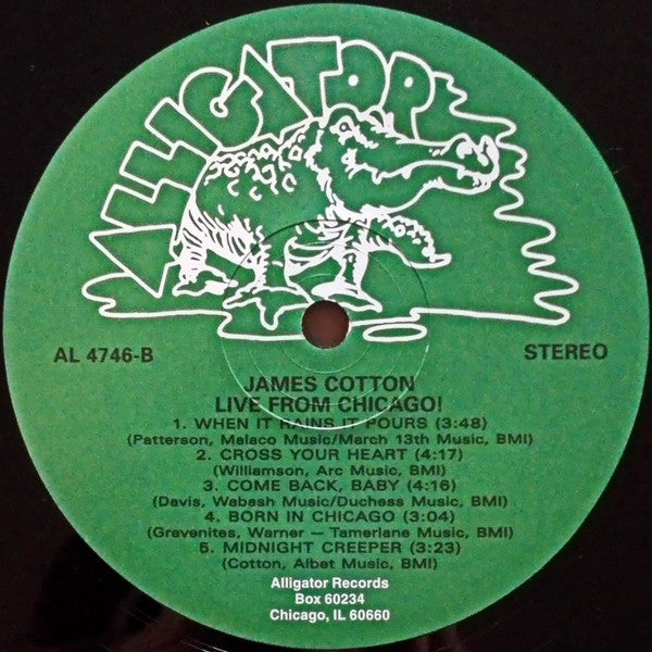 James Cotton And His Big Band : Live From Chicago! - Mr. Superharp Himself! (LP, Album, RE, 180)