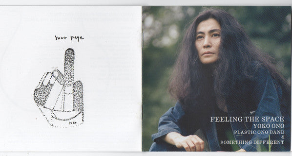 Yoko Ono with The Plastic Ono Band & Something Different : Feeling The Space (LP, Album, Ltd, Whi)