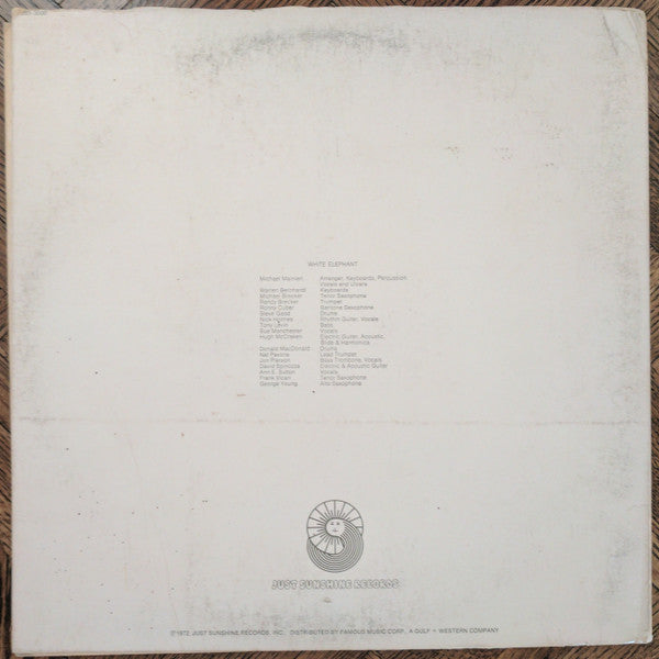 White Elephant : White Elephant (2xLP, Album, Scr)