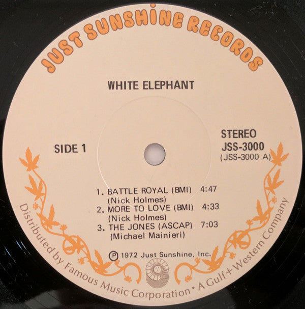 White Elephant : White Elephant (2xLP, Album, Scr)