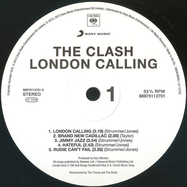 The Clash : London Calling (2xLP, Album, RE, RM, 180)