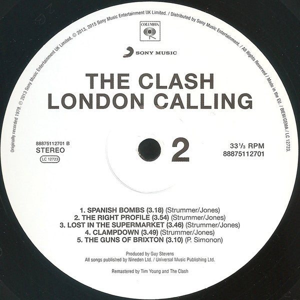 The Clash : London Calling (2xLP, Album, RE, RM, 180)