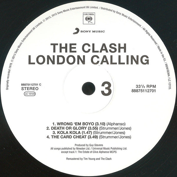 The Clash : London Calling (2xLP, Album, RE, RM, 180)