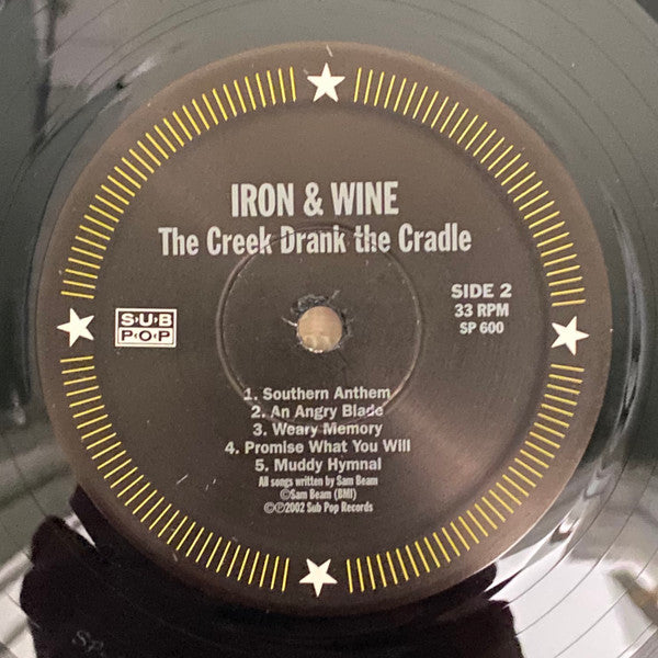 Iron And Wine : The Creek Drank The Cradle (LP, Album, RP)