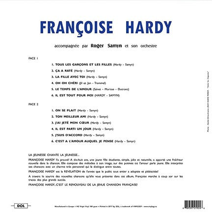 Françoise Hardy : Françoise Hardy (LP, Album, RE, 180)