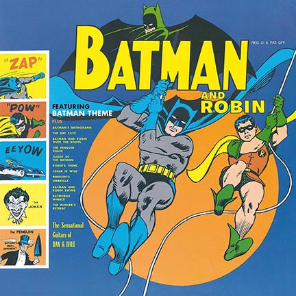 The Sensational Guitars Of Dan & Dale / Sun Ra & The Blues Project : Batman And Robin (LP, Album, RE, 180)