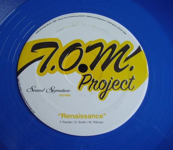 T.O.M. Project : Renaissance (12", S/Sided, RP, Blu)