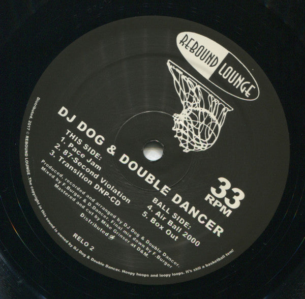 DJ Dog (2) & Double Dancer : Rebound Lounge 2 (12", EP)