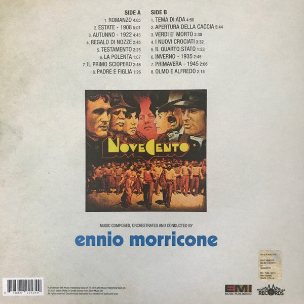 Ennio Morricone : Novecento (LP, Album, RE, RM, Gat)