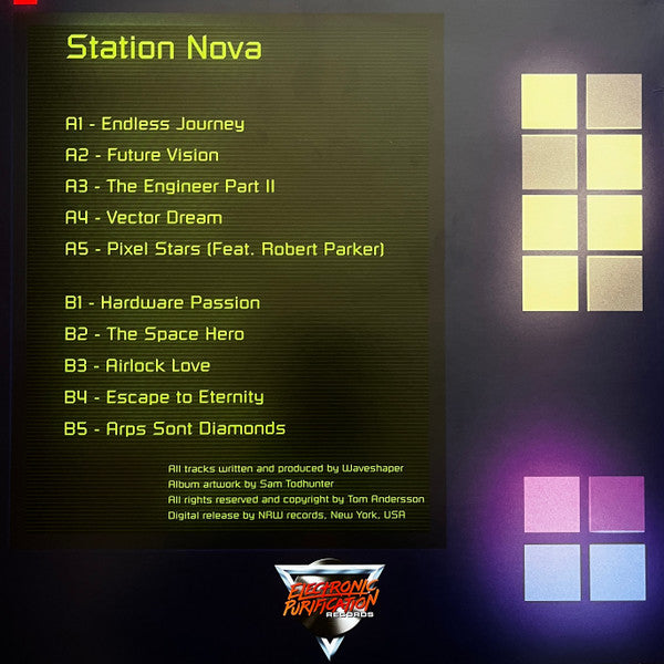 Waveshaper (3) : Station Nova (LP, Album, Ltd, 3D )