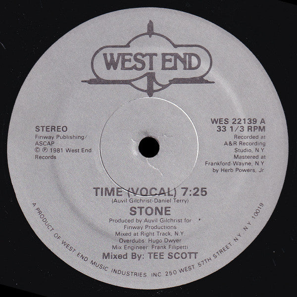 Stone : Time (12", Single)