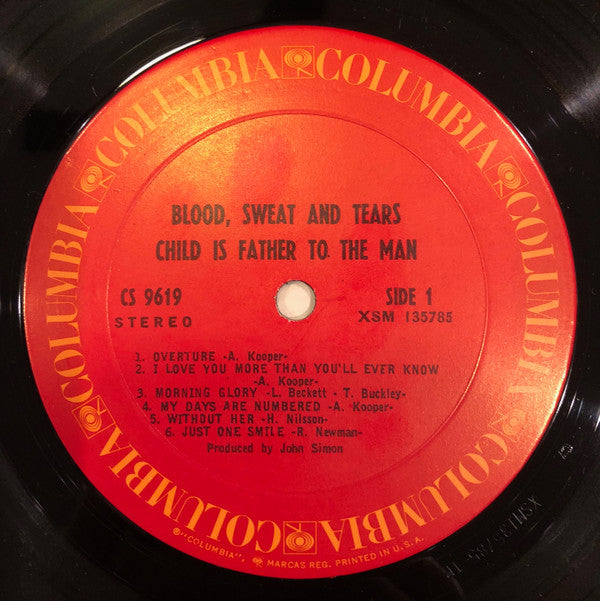 Blood, Sweat And Tears : Child Is Father To The Man (LP, Album, RP)