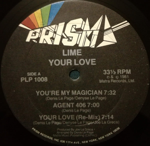 Lime (2) : Your Love (LP, Album)