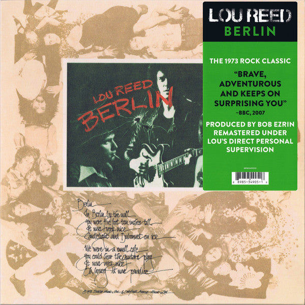 Lou Reed : Berlin (LP, Album, RE, RM)
